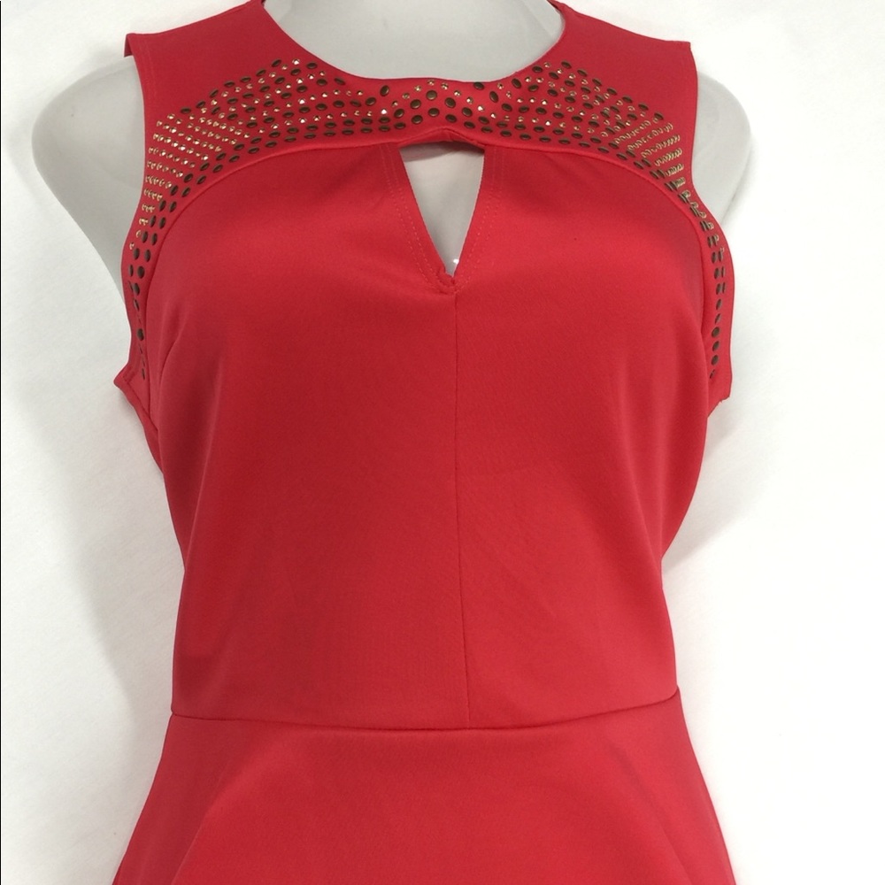 Peplum stretch top NWOT